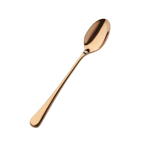 Bon Chef Como, Ice Teaspoon, Mirror Finish, 18/10, 7.88" - Rose Gold , set of 12 S4002RG